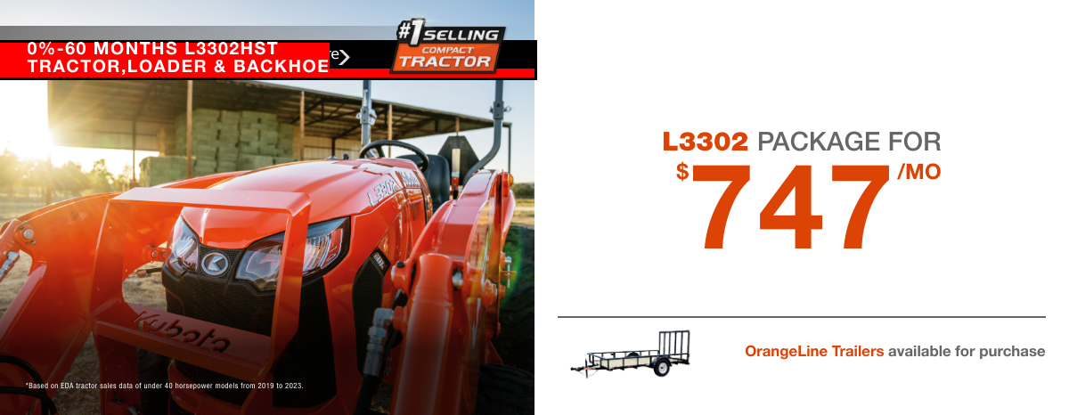 LX3310 Tractor & Trailer Bargain