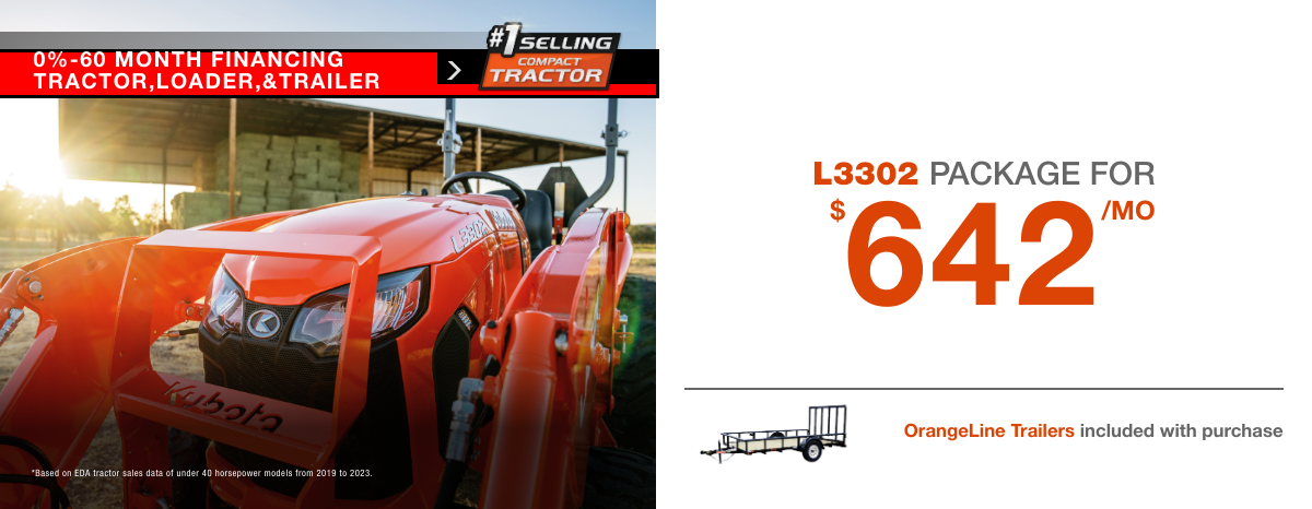 LX3310 Tractor & Trailer Bargain