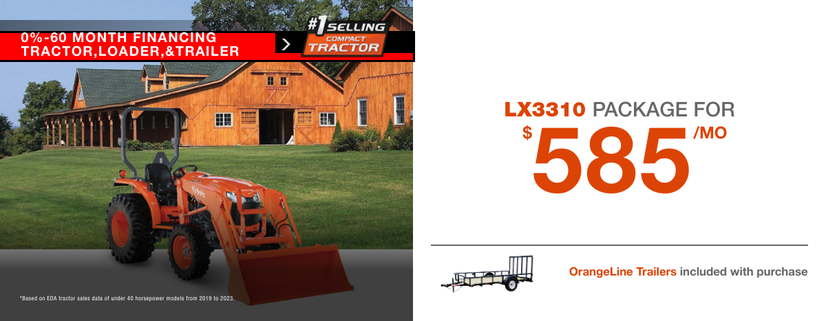 LX3310 Tractor & Trailer Bargain