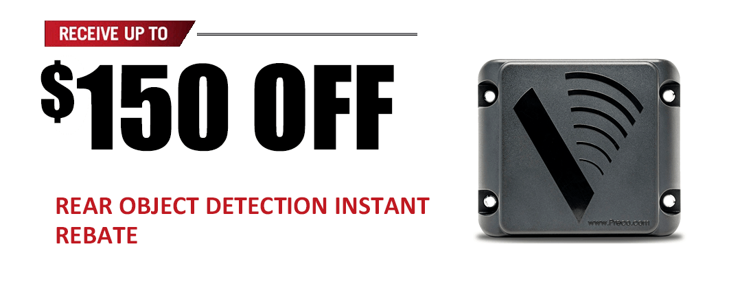 Rear Object Detection Instant Rebate